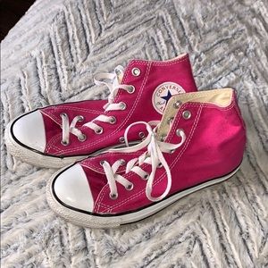 Pink High Top Converse